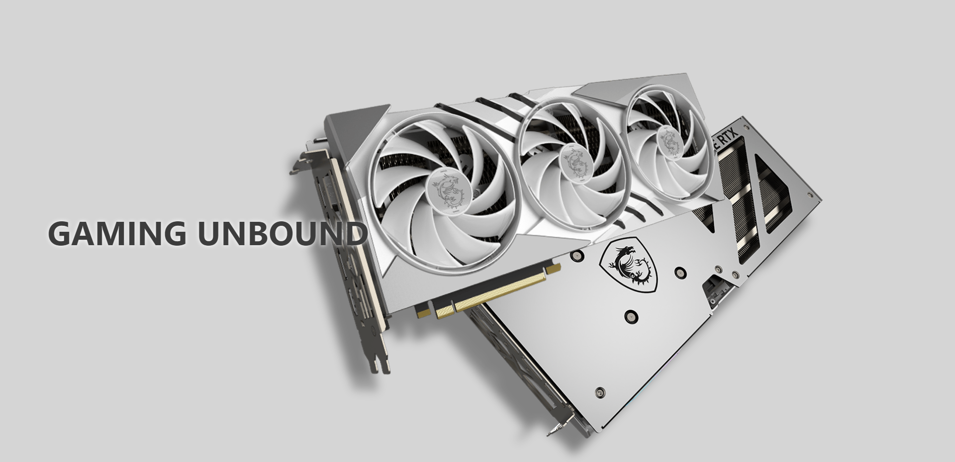A large marketing image providing additional information about the product MSI GeForce RTX 4060 Ti Gaming X Slim 16GB GDDR6 - White  - Additional alt info not provided